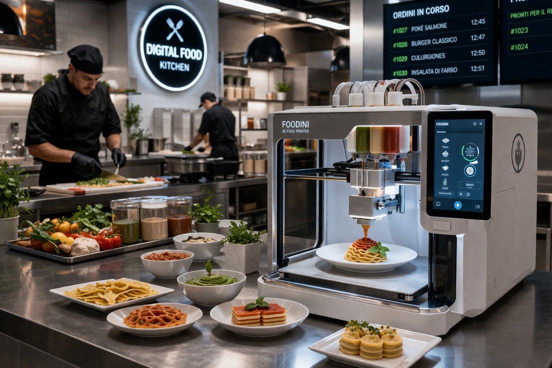 Cibo digitale in Sardegna, tra ghost kitchen e stampanti 3D: la nuova frontiera del food