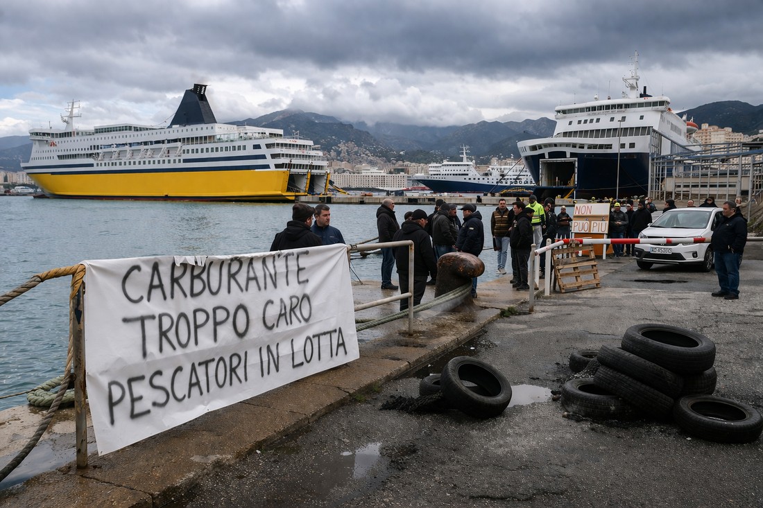 Caro carburanti: blocchi nei porti della Corsica e Sardegna sotto pressione