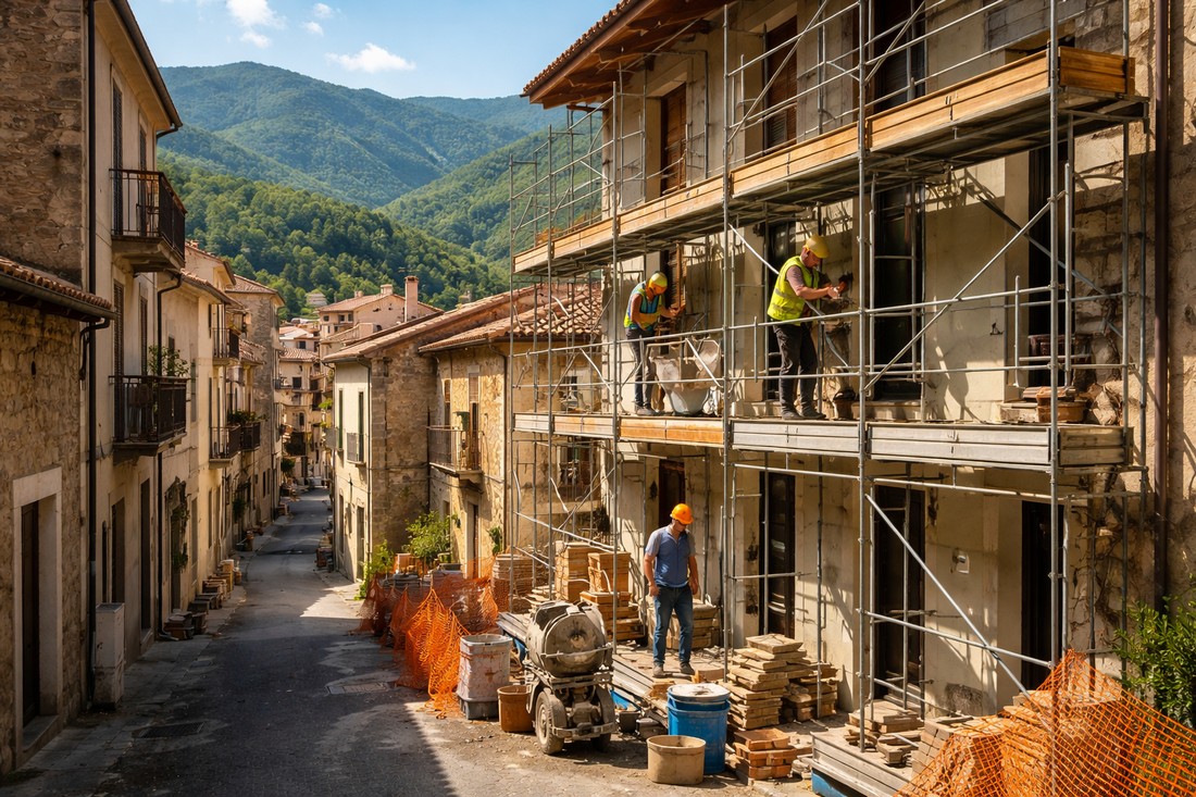 RinnovArea, al via il cantiere di Desulo: interventi su viale Aldo Moro