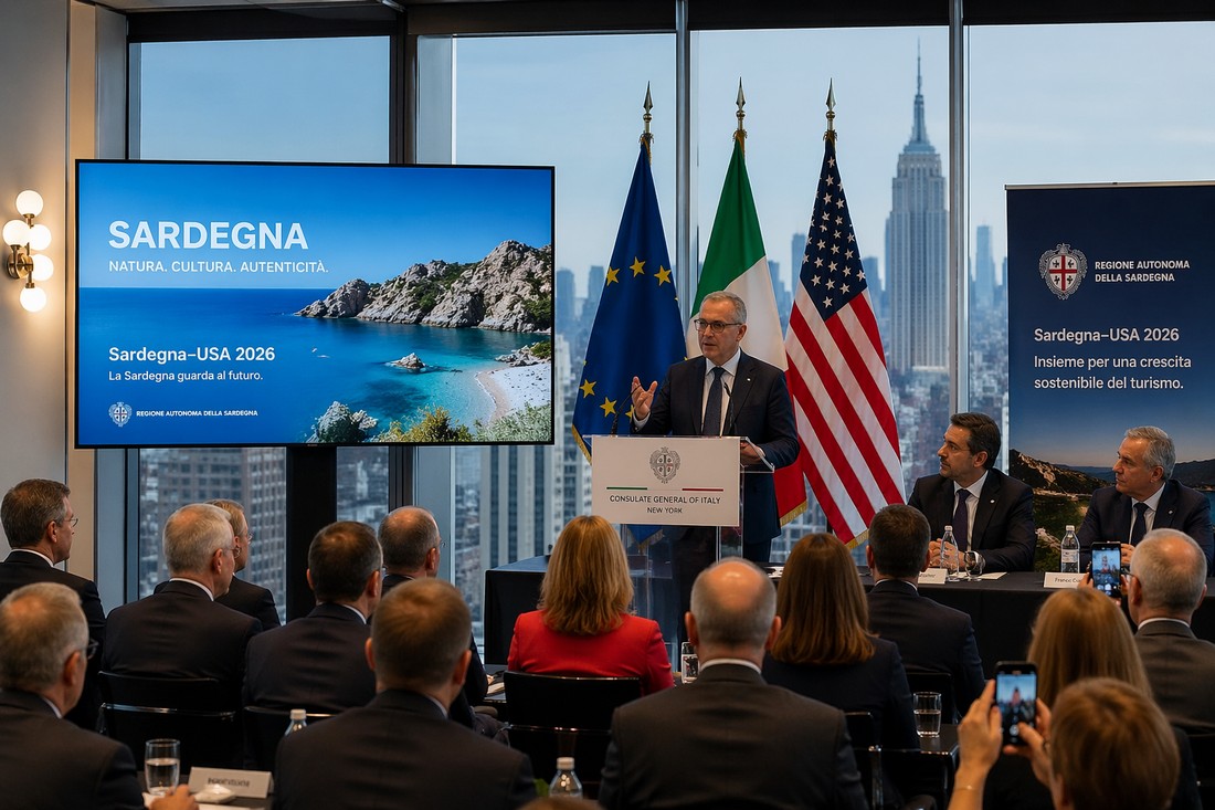 La Sardegna guarda agli Stati Uniti: a New York la missione per il turismo internazionale