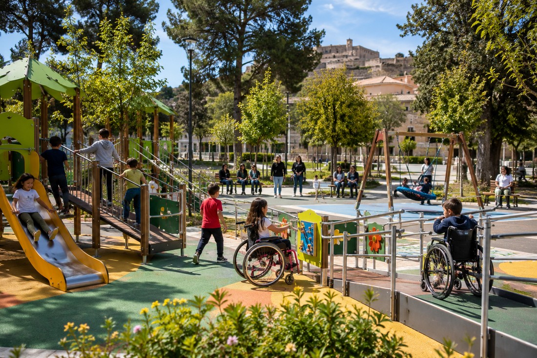 Castelsardo, un parco inclusivo per ripensare gli spazi dei bambini
