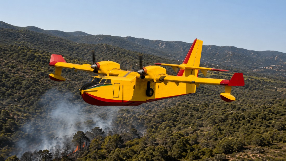 Incendi, la Sardegna schiera la flotta aerea per la campagna 2026