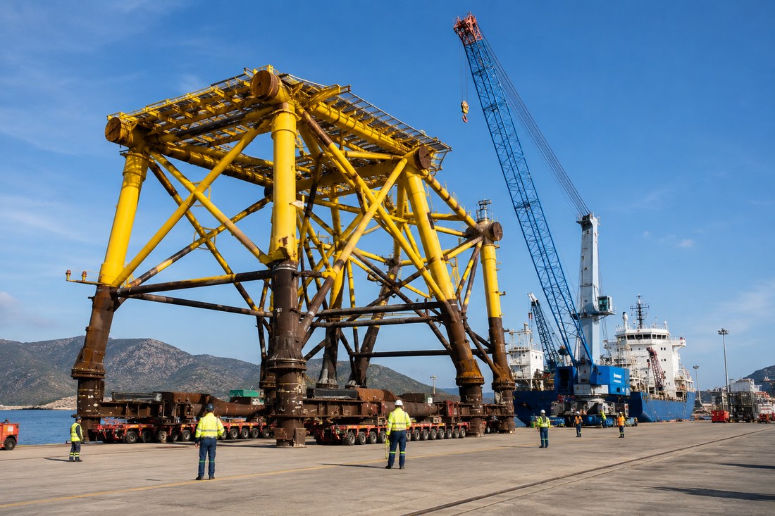 Arbatax, il jacket per Neptun Deep racconta la Sardegna che lavora nelle grandi commesse offshore