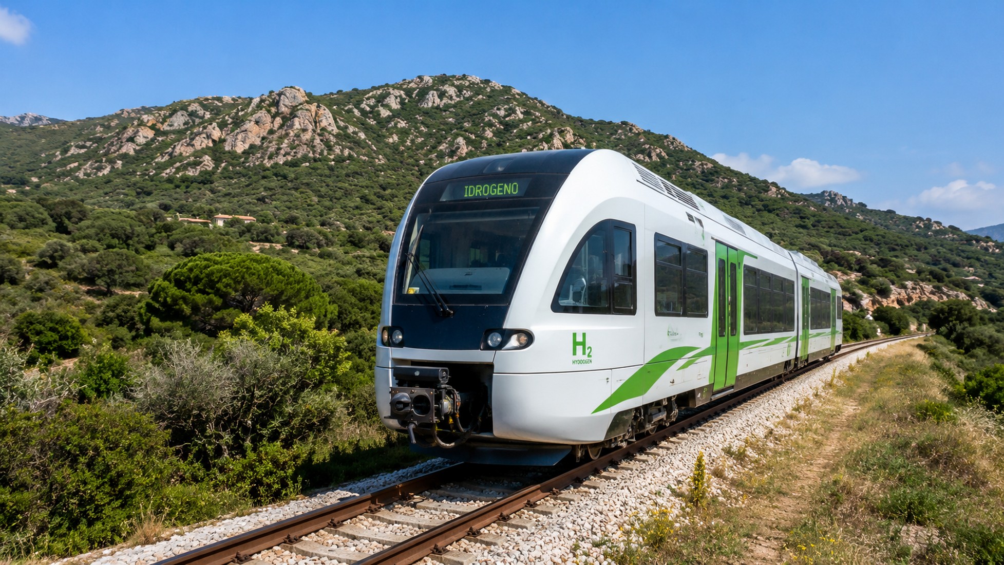 Il primo treno a idrogeno a scartamento ridotto del mondo viaggerà in Sardegna