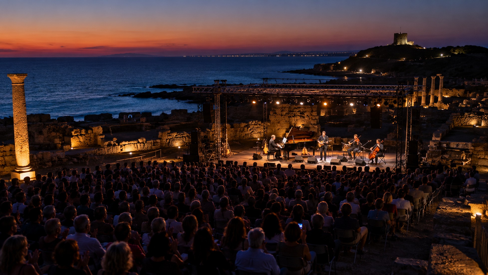 Dromos accende Tharros: Carmen Consoli e Stefano Bollani tra musica d’autore e mare del Sinis