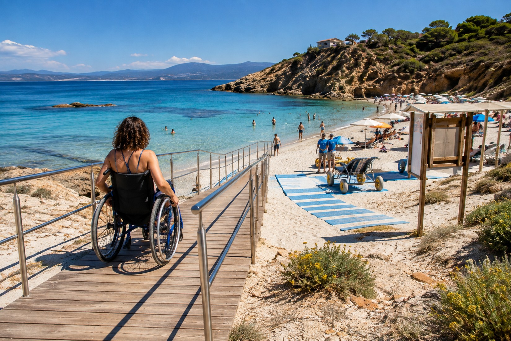 Spiagge più accessibili, parte “L’Isola che accoglie”: quattro Comuni pilota in Sardegna