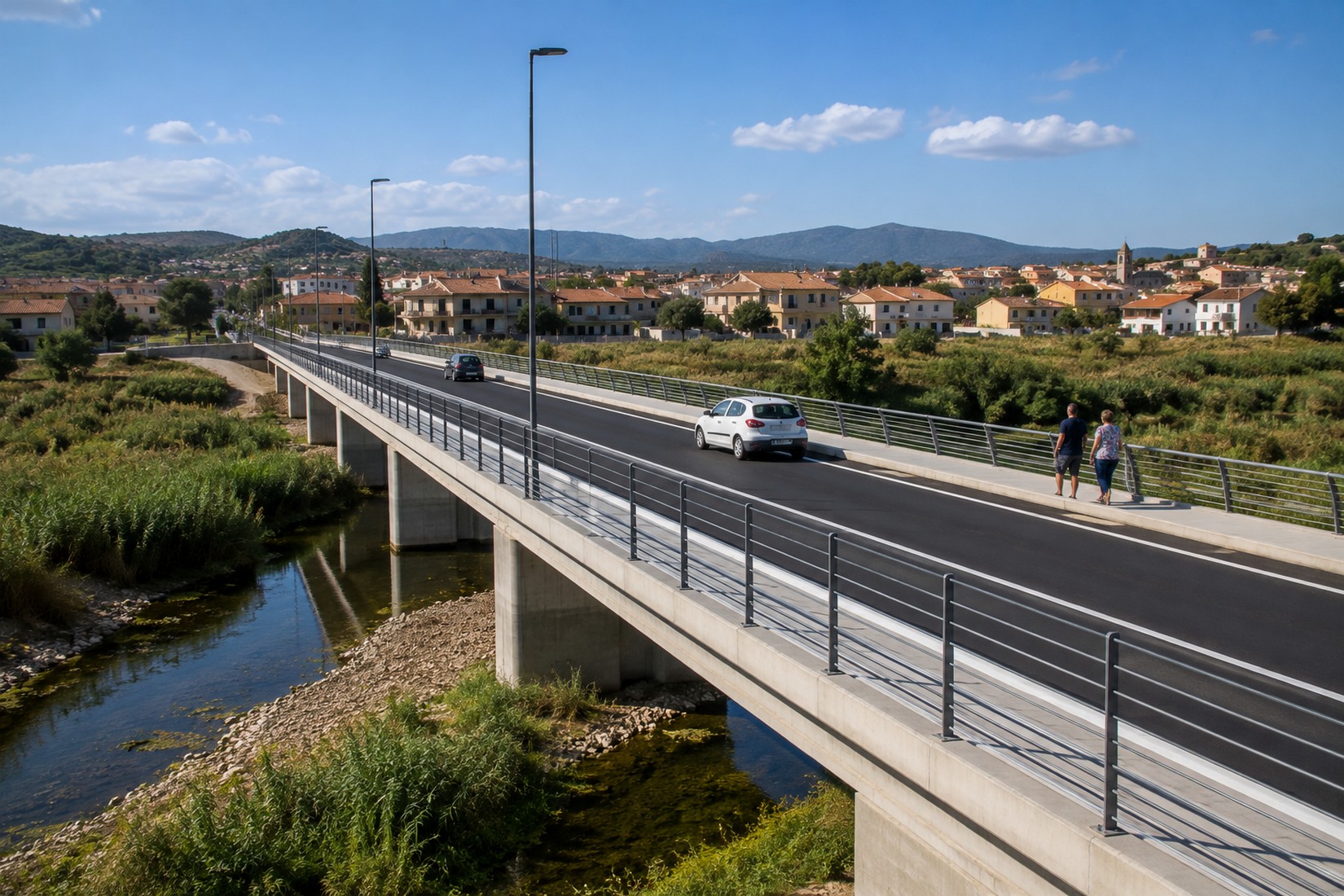 Samassi, conclusi i lavori sul ponte Flumini Mannu: investimento da oltre 3 milioni