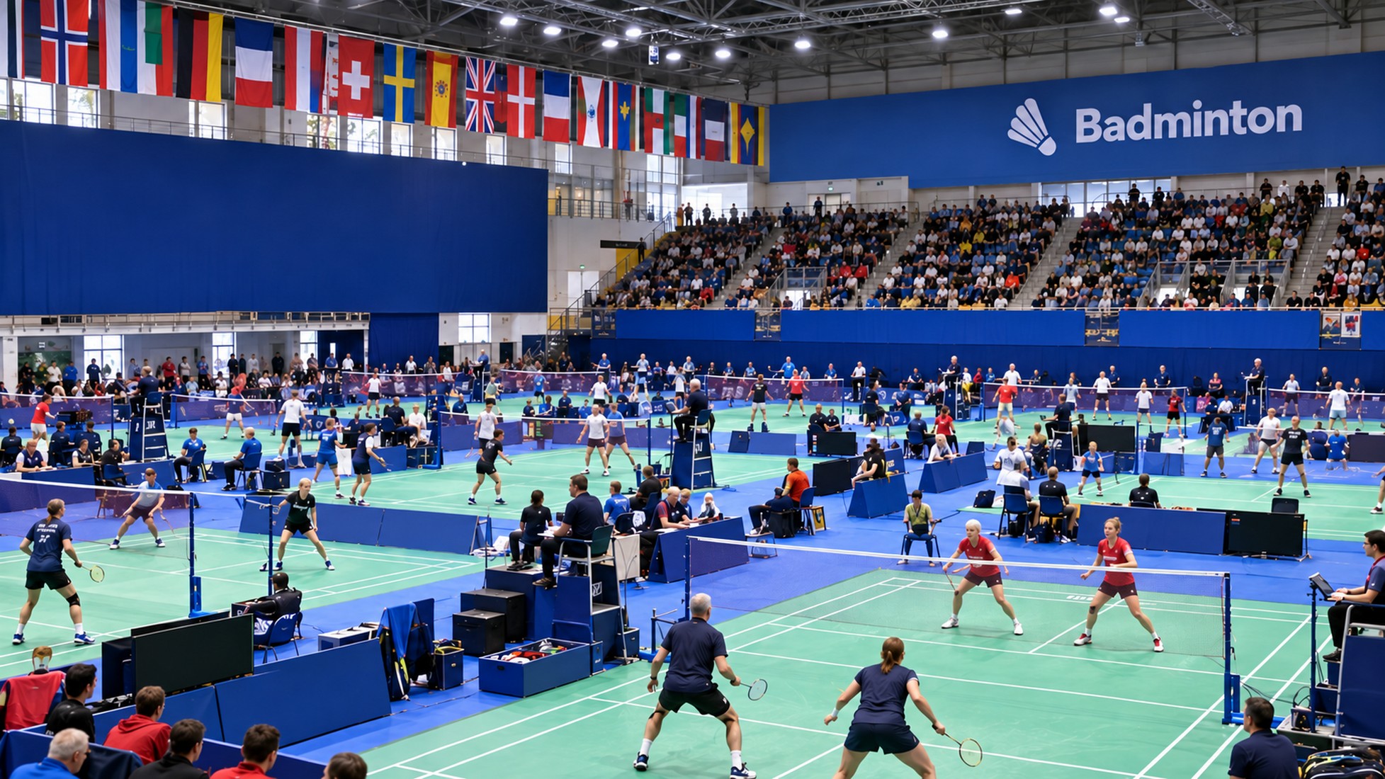 Cagliari ospita da oggi i Campionati Europei Senior di badminton